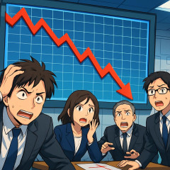 日経平均 大暴落 歴史上の下げ幅