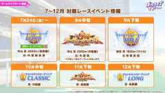 【ウマ娘】年末までのレーススケジュールが公開！ 9月チャンミはマイル1800mの毎日王冠、11月12月は禁断の長距離2度打ちで短距離・ダートは無し！？