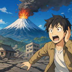 富士山で6弱の地震 富士山は活火山だったか！？
