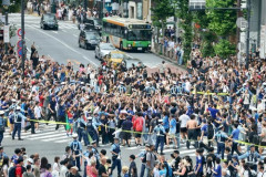 TBS、旭日旗にボカシ？チュニジア戦後の渋谷映像に指摘相次ぐ…TBS広報「特定の意図はない」