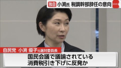 自民党内で飲食料品の消費税減税に対する抵抗が強まる 小渕氏が税調幹部辞任意向