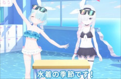 【ブルアカ】夏の間、アロプラはずっと水着！！！！！