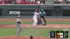 【広島対阪神9回戦】広島、8回裏1アウト一三塁から坂倉のタイムリーで勝ち越し！！！！！！！！！