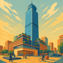 【画像】中国109階建てビルに飛行機が突っ込む