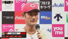 名原典彦(広島) 26試合 .300 3本 11打点 4盗塁 出塁率.336 OPS.791