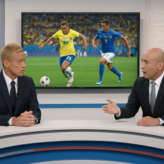 ブラジル戦、NHKは地上波なし 本田圭佑はBSで解説… 悲鳴続出「マジかよ」 地上波はフジテレビが生中継、解説は小野伸二   #サッカー