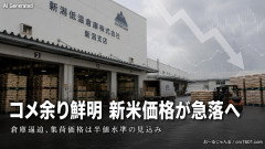 【速報】石破政権の「とにかくコメを増産」路線、止めて正解だった模様