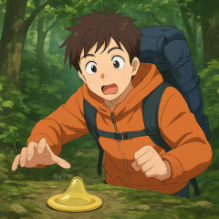 山中にコンドームが落ちてる理由が判明