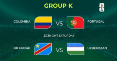 ◆W杯◆K組3節 ウズベク先制も後半3発コンゴ逆転勝利で突破確定！コロンビアとポルトガルはドロー、ミッションコリアコンプリート！韓国敗退決定！