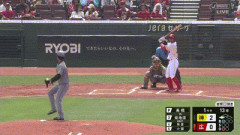 【広島対阪神10回戦】広島、１回裏１アウト三塁から菊池の犠牲フライで１点差に詰め寄る！！！！！！！！！！！！！