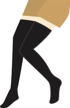 【画像】JKだけど太ももニーソ見てよ