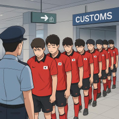 サッカーワールドカップ韓国代表、異例の帰国式典なし！式典なしは今回が初ｗｗｗｗｗｗ   #悲報 |  コリアンビンゴ結果
