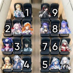 【画像】この中で1番座りたい座席、お前らならどこ選ぶ？ｗｗｗｗ