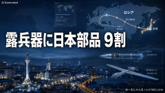 【国際】「露兵器 ミサイルや無人機の9割に日本部品」
