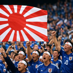 日本の応援団が旭日旗をスタンドに持ち込んで国際的に波紋…どうなる？傘下のAFCでは厳重処分その“背景”とは   #W杯