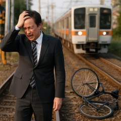 「軽い気持ちで線路上に」市立中学校の男性教諭を懲戒免職処分 今年3月盗んだ自転車を踏切内に放置 自転車は普通電車と衝突