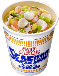 カップヌードル「エビ入ってます」