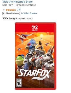 スターフォックスリメイク、過去1ヶ月3万本wwwwwww