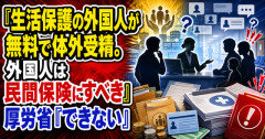 厚労省ヤバいな 北村議員「生活保護の外国人が無料で体外受精。外国人は民間保険にすべき」 厚労省「できない」