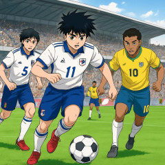 W杯日本vsブラジル。日本は先発4人入れ替え
