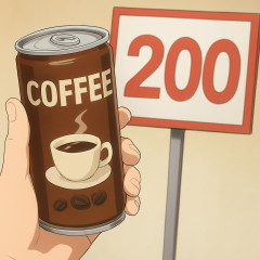 缶コーヒー、税込200円（税別185円）に値上げ