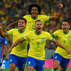 ブラジルが歓喜！ 日本との激闘制し15大会連続16強入り   #サッカーW杯