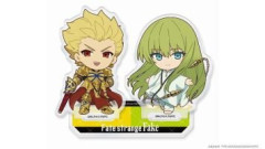TVアニメ『Fate/strange Fake』からアーチャー＆ランサーの描き起こしミニキャラを使用したグッズがアトフェスより登場