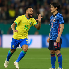 ブラジル代表のクーニャが塩貝健人に向けた“５回優勝ジェスチャー”の真意を激白！「彼を挑発したかったんだ」   |  5回優勝したのは歴代の面々であり自分たちじゃないんだけどな