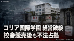 【速報】コリア国際学園 経営破綻で校舎競売後も立ち退かず不法占拠続く 大阪府教育庁が措置命令