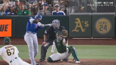 大谷翔平、第五打席でライト前ヒット！今季２７度目のマルチ安打！！！！！！！！！！