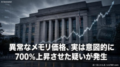 【速報】異常なメモリ価格、実は意図的に700％上昇させた疑いが発生 米国で天文学的集団提訴「ではクソ企業3社を発表します～」