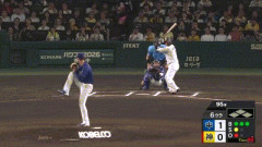 【阪神対中日12回戦】阪神・森下翔太、中日・マラーから二試合連発第18号同点ソロホームラン！！！！！！！！！！！！！！！