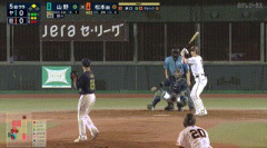 【巨人対ヤクルト12回戦】巨人、5回裏2アウト二塁から松本剛がライト前ヒット！ライトがファンブルしている間にランナーの戸郷が生還して1点先制！！！！！！！！！！！！