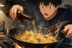 【驚愕】家チャーハンに足りないもの、