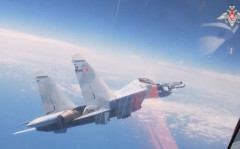 ロシア国防省、中国軍の戦略爆撃機との共同飛行訓練映像を公開！
