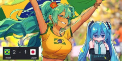 『ブラジリアン初音ミク』という概念、爆発的に流行してしまう・・・ワールドカップで日本がブラジルに負けたことをきっかけに「これで初音ミクはブラジルのものだ！」