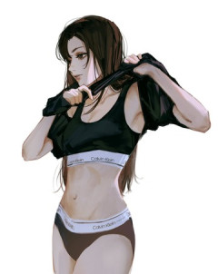 【画像】黒カルバンクライン、エチャすぎる