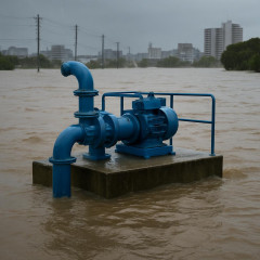 大雨で水没した大雨対策ポンプ、復旧に300億円か 大阪市が想定