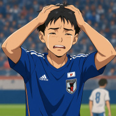 サッカー日本負ける