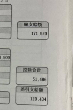 【画像あり】月給17万の「手取り額」がこちら！これもうナマポのがマシやろ・・・