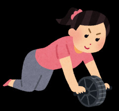 腹筋ローラーは、まさに拷問みたいやねｗｗ