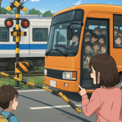 「遮断棒へし折ってバス出すのが普通」児童22人乗せたバスが踏切で停車 保護者から怒りの声   |  遮断器押して出るのが当たり前だと思ってたわ  |  どんな普通だよｗ