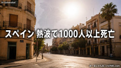 欧州、もう人が住む場所ではなくなるカウントダウン「スペイン、熱波で1000人以上死亡」