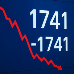 日経平均株価 1741円安 4日ぶり下落 半導体関連の大幅下落が響く