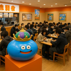 吉野家×ドラクエ、フィギュア目当て店内満席 転売対策は一定の効果