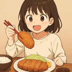 トンカツをな、トンカツを毎日食えるくらいになりなよ。
