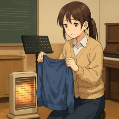 音楽教師さん、私物の電気ストーブで私服を乾かしてた模様   |  これ保険おりるのか？