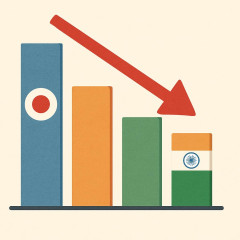 日本のGDP、インドに抜かれたはずが抜き直してしまう インド、通貨ルピー安により世界4位のはずが6位に   #速報 |  円高こそ国力
