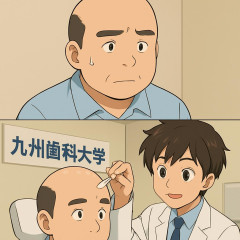 九州歯科大学 「ハゲに接着剤を塗ると毛が生える。ね、簡単でしょ？」
