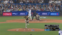 大谷翔平、第四打席でパドレス・松井裕樹と対戦しサードフライ…日本人対決は松井裕樹に軍配